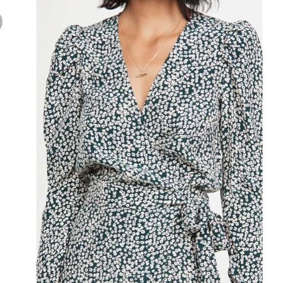 FREE People Kinsley Long Sleeve Wrap Dress - Picture 3 of 15